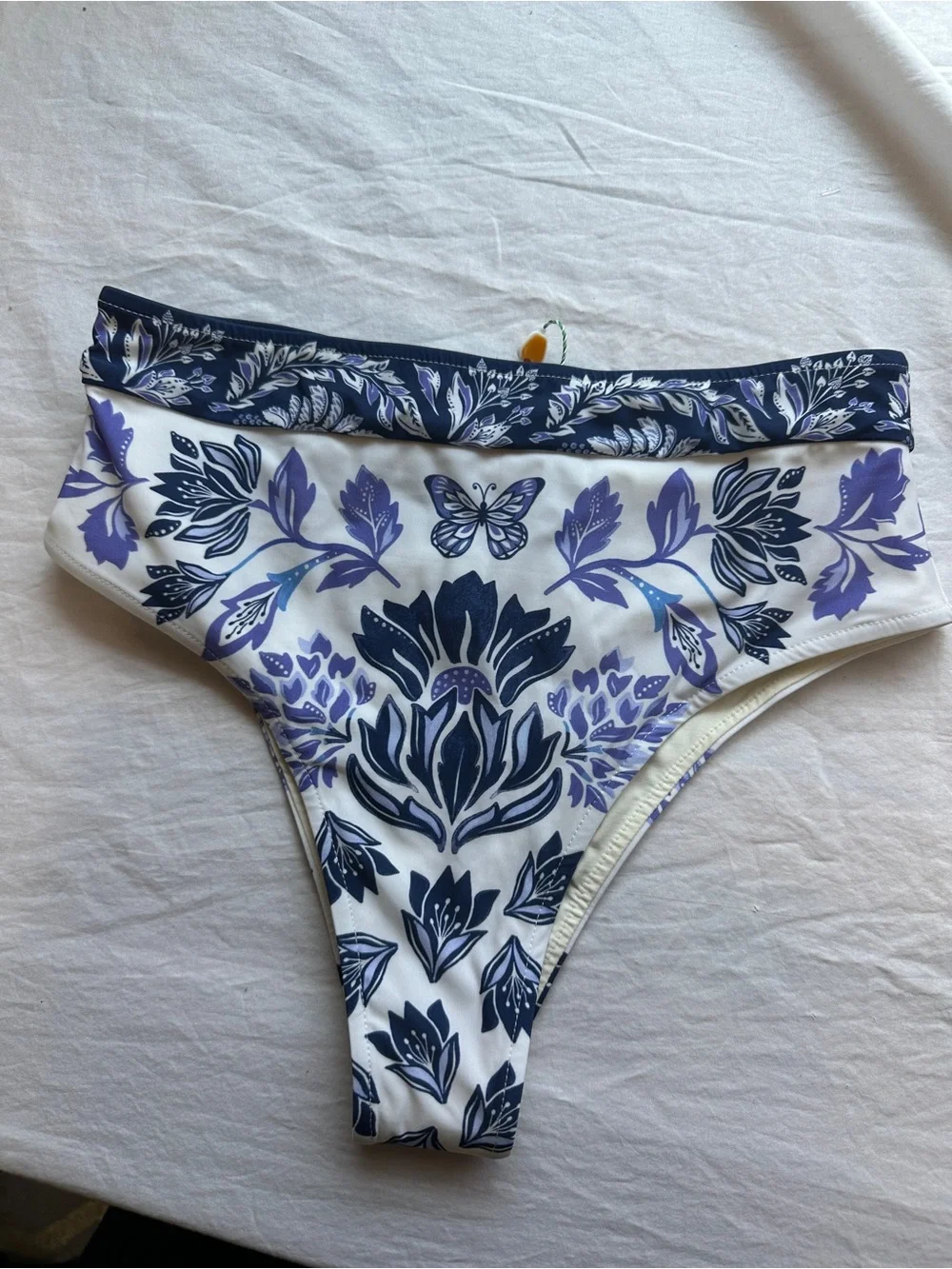 NWT Farm Rio Delicate Tapestry floral butterfly bikini